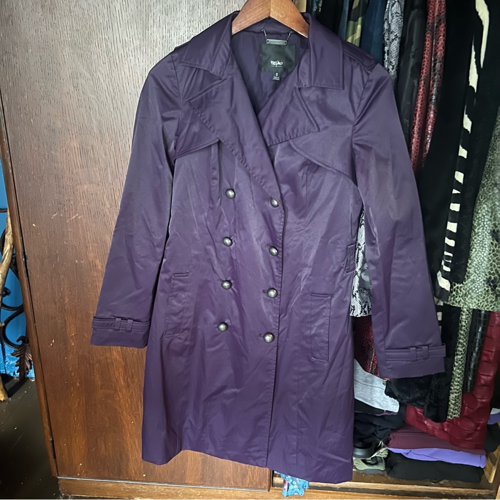 Purple Mossimo Double-Breasted coat